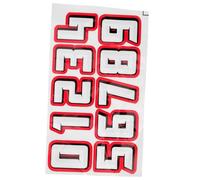 GALPADA Reflective Number Helmet Stickers for Baseball Hockey Soccer Helmets Self-adhesive Decals for Sports Practice and Competition Large