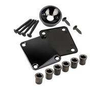 GALPADA Reinforcement Plate String Buckle Set for Guitar Neck Plate and Bass Accessory Metal Guitar String Ferrules Professional Bass Parts