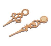 GALPADA Replacement Clock Hands Retro Look and Accurate Time Display with Silent Khaki Decorative Hour and Minute Hands for Wood Wall Clock