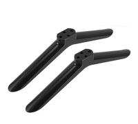 GALPADA Replacement TV Stand Legs 2pcs Black Plastic Universal Table Top Base for 32-65 Inch Flat Screen Televisions, Simple Design for Living Room Use