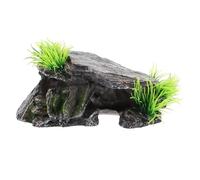 GALPADA Reptile Basking Platform Hideout Cave with Modern Minimalist Design for Small Reptiles and Turtles Versatile Terrarium Ornament Providing Shelter and Play Area for Bearded Dragons