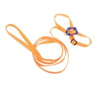 GALPADA Reptile Traction Rope for Small Pets Harness Leash for Lizard Chameleon and Squirrel Lightweight Easy to Carry Outdoor Walking Strap Bright Orange