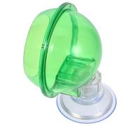 GALPADA Reptile with Suction Cup Water and Food Bowl Feeder for Chameleon | Plastic Solid Construction, Stable Wall Mounting for Acrylic Boxes and Glass Tanks, Green Finish