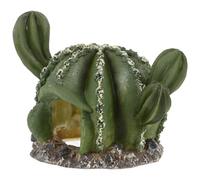 GALPADA Resin Cactus Shaped Lizard Hideout for Reptile Tank, Providing a Comfortable Hiding Spot and Habitat Decoration, Sturdy Green Resin Material Suitable for Hamsters and Lizards