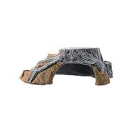 GALPADA Resin Reptile Hideout Cave for Bearded Dragons and Iguanas Hiding Shelter and Landscaping Ornament Suitable for Aquarium and Small Landscape Decoration