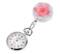 GALPADA Retractable Clip-on Lapel Nurse Watch Cartoon Design Portable Pocket Watch for Women Students Medical Exams