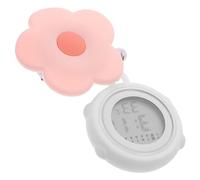 GALPADA Retractable Digital Clip Watch for Doctors Lightweight and Chest Unique Flower Design for Easy Daily Use and Stylish Uniform Accessory