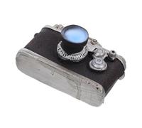GALPADA Retro Camera Model Statue Creative Home Decor for Birthdays Vintage Photo Booth Prop Elegant Miniature Figurine for Living Room Shelf Display