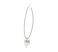 GALPADA Retro Dragon Pendant Necklace with Natural Crystal and Alloy Cool Neck Decor Jewelry for Women Unique Gift Choice for Festivals and Parties Fashionable Texture with White K Plating