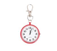 GALPADA Retro Pocket Watch Necklace with Pendant Chain, Red Alloy and Glass Material, Premium Movement for Accurate Timekeeping, Suitable for Party and Daily Life