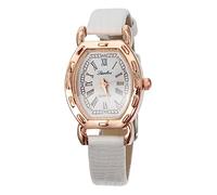 GALPADA Retro Rectangular Quartz Watch for Women Featuring Stainless Steel and Leather Strap, Easy to Wear and Practical, for School Or Formal Events, Elegant Classic Style Female