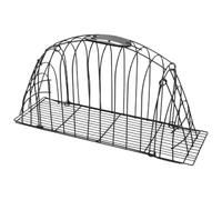 GALPADA Reusable Cat Cage Pet Bathing Cage Wear-resistant Stainless Steel Breathable Metal Mesh Easy to Drain and Dry Great Air Permeability Black for Home Grooming