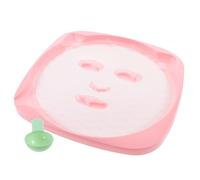 GALPADA Reusable DIY Face Mask Mold Plates for Skincare Practical and Non-stimulating with Thickened Shape and Albumen Glue Material Simple Design Conforming to Human Face Shape