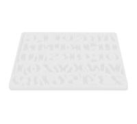 GALPADA Reusable Flexible Silicone Earring Making Mold for Mini Letters and Numbers, for Handicrafts and Keychain Decor Pendant DIY Jewellery Making Supplies