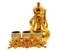 GALPADA Reusable Offering Cup Set with Teapot Water and Tea Offering Cups for Buddhist Rituals and Everyday Use Resistant and Easy to Clean for Ceremonies and Home Decor