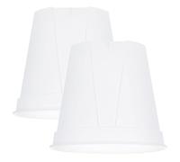 GALPADA Reusable Plastic Orchid Pots with Drainage Holes, 2Pcs Round Containers 27Cm Diameter for Indoor Plant Nursery and Flower Cultivation