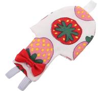 GALPADA Reusable Red Cotton Parrot Diaper with Fashion Design, Easy to Handle Bird Clothes for Pet Birds, Suitable for Flying and Outdoor Use