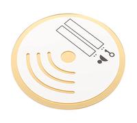 GALPADA Rewritable Acrylic Wifi Sign Board Durable Password Display for Wall Transparent Wifi Password Reminder for Home Hotel Cafe Bar Erasable Guest Network Indicator