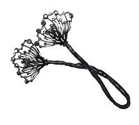 GALPADA Rhinestones Hair Bun Maker Shaper for Women Elegant Hair Donut Maker with Decorative Sparkling Design Suitable for Thick Thin Styling