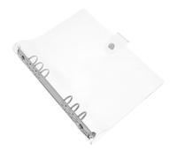 GALPADA Ring Binder Mini Binder Book 7.5x5.5 Inch PVC Cover Aluminium Alloy Rings Easy to Operate Adorable Appearance for Students Office Use