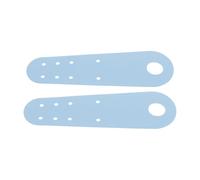 GALPADA Roller Skate Precisely Tailored Shape Blue Pu Leather 2pcs with Abrasion Resistance and Collision Protection for Indoor Practice for Young Skaters