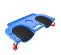 GALPADA Rolling Knee Pad Creeper with Tool Tray, Sponge Cushion and Castors | PE and Metal Build, Non-slip Base, for Car Repair on Concrete Floors, Blue Finish