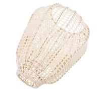 GALPADA Rope Light Boho Lamp Woven Lampshade Shade Handmade Artistry Cotton and with Iron Frame, Softly for Beige Pendant Living Room Bedrooms