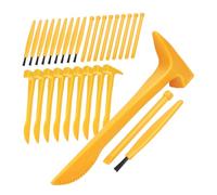 GALPADA Safe Dinosaur Excavation Kit with Digging Hammer Brush Nails Versatile Archaeology Dig Tool Set for Exploration and Precise Control Bright PVC Tools