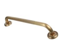 GALPADA Safety Grab Bar Household Shower Grab Bar Handle Lightweight Copper Rounded Design Anti-Slip Feature for Bathroom Use by Elderly and Disabled, Simple Structure for Fall Prevention