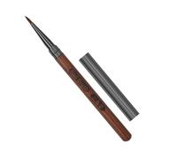 GALPADA Sandalwood Nail Art Pen Cap Triangular Design for Comfortable Grip Fine Liner Brush for Salon Manicure Tools for Nail Painting and Diy Art Designs