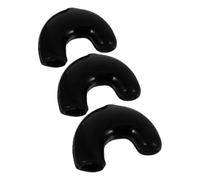 GALPADA Saxophone Rubber Neck Strap Hook Sleeve Replacement Covers Black 3pcs Versatile Use with Sl esign for Professional Performances and On-the-go Use for Sturdy Sax Strap
