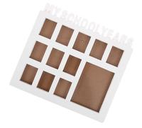 GALPADA School Years Collage Photo Frame for Growth Record, White Plastic Picture Holder for School Pictures and Keepsakes, Home Décor Frame Suitable for Nursery and Primary Memories