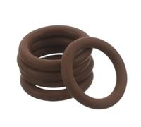 GALPADA Scuba Tank O Ring Kit for Diving Cylinder Valve Repair 5pcs | Fluororubber Seal, Brown Finish, Universal Fit for Regulator Setups and High Pressure Maintenance