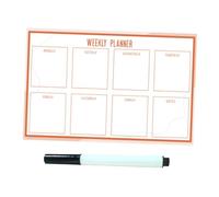 GALPADA Self Adhesive Weekly Planner Whiteboard with Days of Week Reusable Dry Erase Calendar for Wall Decorative Weekly Calendar Whiteboard for Artistic Drawing and Home Organization