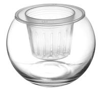 GALPADA Self Watering Planter Hydroponics Flower Pot with Removable Basket Large Glass Suitable for Indoor Plant Cultivation