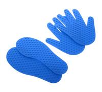 GALPADA Sensory Floor Mats Kids Sensory Tactile Foot Prints Hand Prints Plastic Nonslip Unique Design Promoting Physical Coordination Development for Kindergartens and Homes