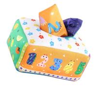 GALPADA Sensory Tissue Box for Soft Pull-out Cloth Wipe Safe Montessori Educational Plaything for Development and Sensory Stimulation at Home Kindergarten