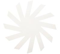 GALPADA Sewing Template Ruler Fine Cutting and Not Easy to Break Acrylic White Colour for Quilting and Basket Making for Craft and Hand Sewing Projects
