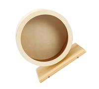 GALPADA Silent Hamster Running Wheel Small Bite Resistant Wooden Exercise with Non Slip Stripes for Pet Hamsters Fun Interactive Play Accessory for Dwarf and