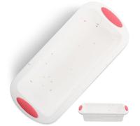 GALPADA Silicone Bread Pan Non-Stick Toast Bake Mold Loaf Baking Mold White Household Cake Baking Tool
