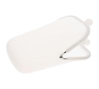 GALPADA Silicone Coin Purse Wallet Multifunction Candy Color Bag with Comfortable Touch Feeling for Work and School, Portable White Silicone Change Purse for Female Friends and Relatives