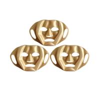 GALPADA Silicone Facial Mask Covers Reusable with 3D Ear Hook Fixing Tape for Skin Care and Wet Compress Use 3 Pack