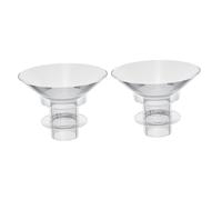 GALPADA Silicone Flange Inserts Wearable Parts 13mm for Breast Pump 2pcs Easy to Grip and Not Easy to Deform Flange Insert Kit Compatible with Women