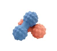 GALPADA Silicone Massage Ball Peanut Shape for Muscle Relaxation and Self Massage, Extra-Firm Fitness Roller Suitable for Pilates and Running Exercises