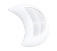 GALPADA Silicone Moon Shape Storage Plate Making Mold Easy to Clean Crystal Epoxy Mold for DIY Project Crafting for Friends Who Love DIY Making