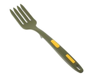 GALPADA Silicone Multi-Function Dinner Fork Heat Resistant 11.61In Portable Kitchen Utensil for Household Food Preparation