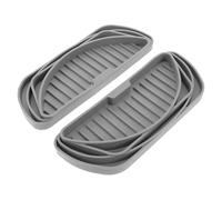 GALPADA Silicone Refrigerator Drip Tray 2pcs Set with Versatile Compatibility and Stable Placement, Semi-circular and Rectangular Fridge Drip Catcher for Water Dispenser and Mini Fridge