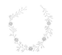 GALPADA Silver Alloy Bride Crown Headband for Wedding and Thanksgiving, Elegant Rhinestone Tiara Hair Accessory Understated Luxury and Delicate Chic Design