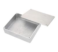 GALPADA Silver Aluminum Guitar Pedal Enclosure Box, Easy to Use Replacement Diecast Case for DIY Electric Guitar Effect Pedals, Sturdy and Lightweight Musical Accessory