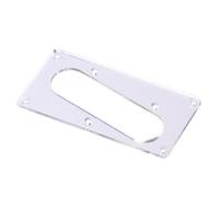 GALPADA Silver and Easy Installation with Pre-drilled Screw Holes Electric Guitar Pickup Protective Cover Mounting Pmma Material Compatible with Single Coil and Pickups